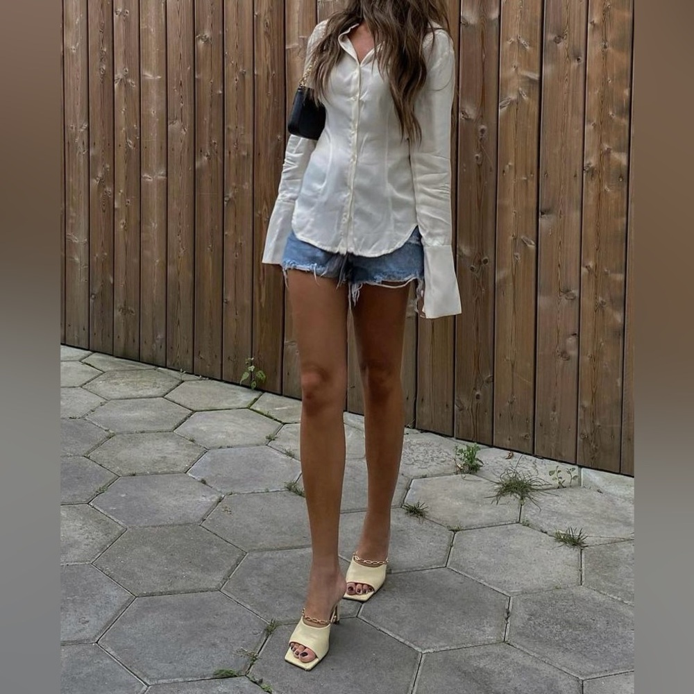 Zara cream blouse
